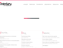 Tablet Screenshot of interkey.com.tr